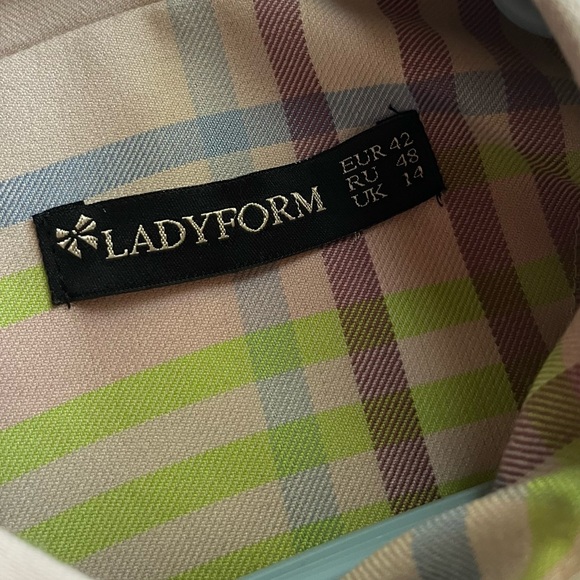 Ladyform beautiful collared half-sleeve full zip dress - Picture 5 of 6